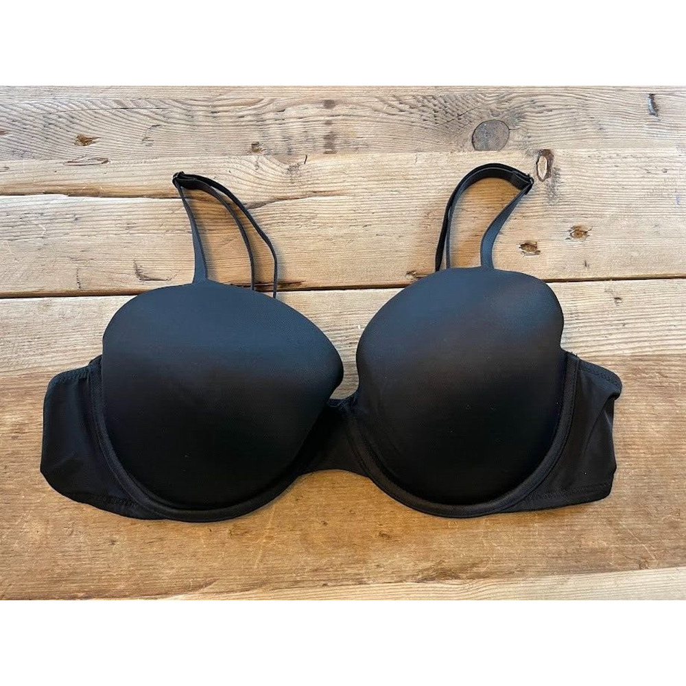 Victoria's Secret PINK Smooth Black‎ 32C Wear Everywhere Lined T-Shirt Bra